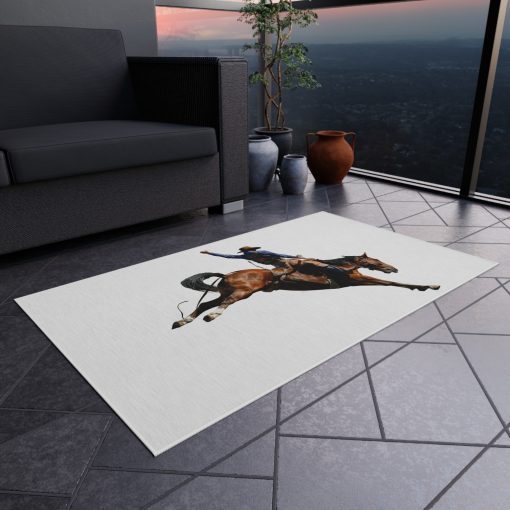 Cowboy horseback riding throw Outdoor Rug for Camping, Picnics