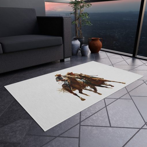 Horse rider Outdoor Rug for Camping, Picnics