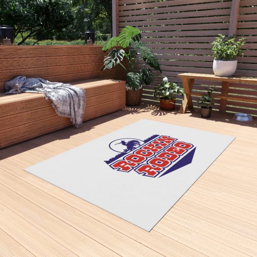 Rockin Rodeo Outdoor Rug, Fun Patio Decor, Camping Mat, Porch Rug, Western Home Accent