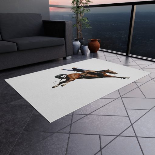 Cowboy horseback riding throw Outdoor Rug for Camping, Picnics