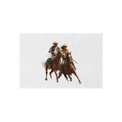 Horse rider Outdoor Rug for Camping, Picnics