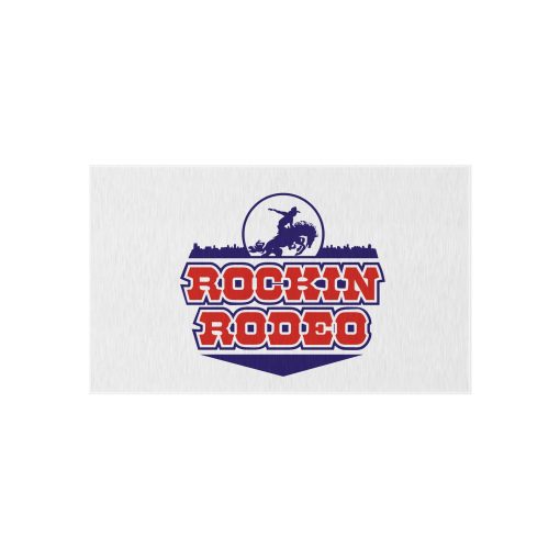 Rockin Rodeo Outdoor Rug, Fun Patio Decor, Camping Mat, Porch Rug, Western Home Accent