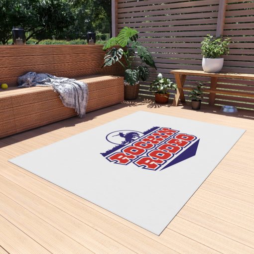 Rockin Rodeo Outdoor Rug, Fun Patio Decor, Camping Mat, Porch Rug, Western Home Accent