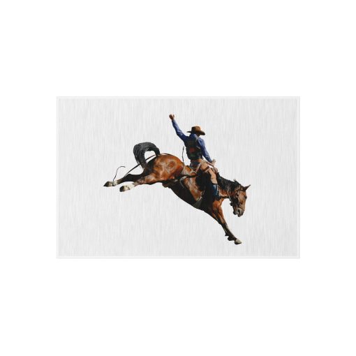Cowboy horseback riding throw Outdoor Rug for Camping, Picnics