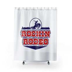 Rockin Rodeo Shower Curtain, Western Home Decor, Equestrian Bathroom, Horse Lovers Gift